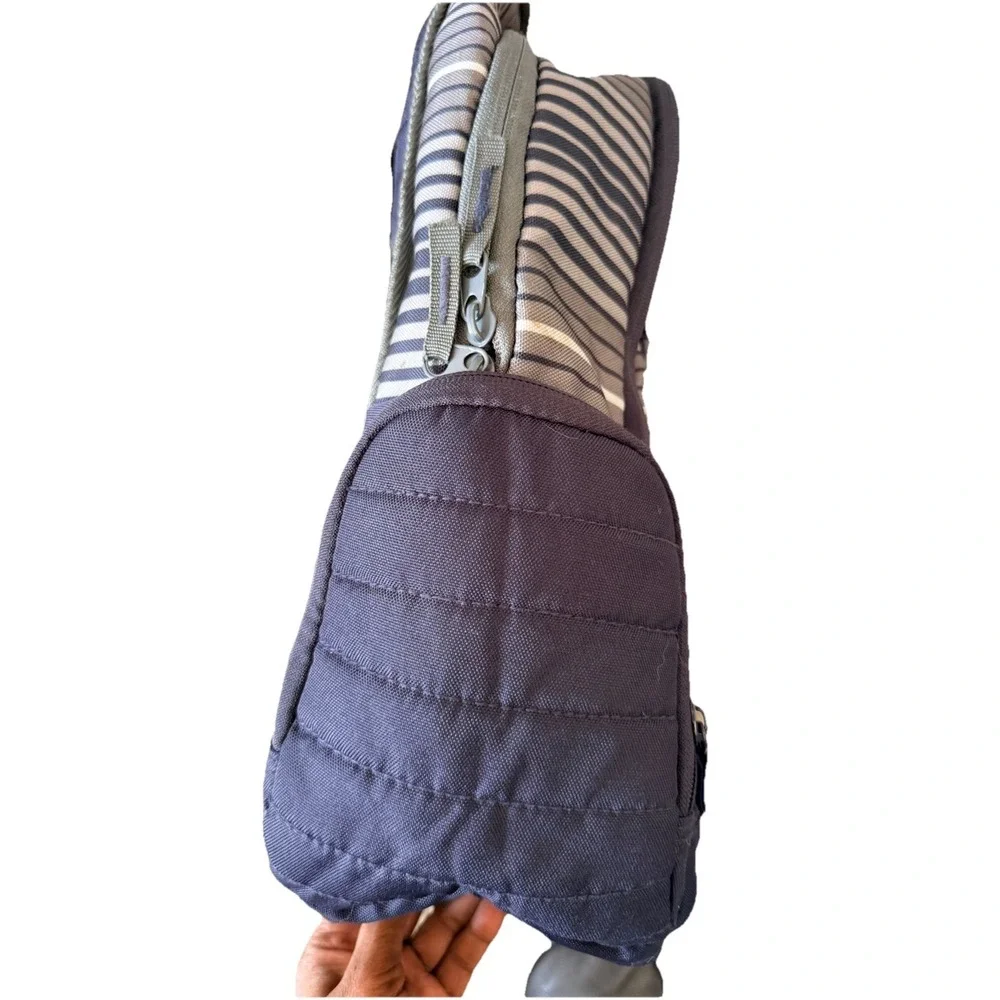 SkullyCandy Ink'd Backpack Skater Bag Retro 2000s Gray Blue‎ Padded